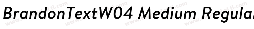 BrandonTextW04 Medium Regular字体转换